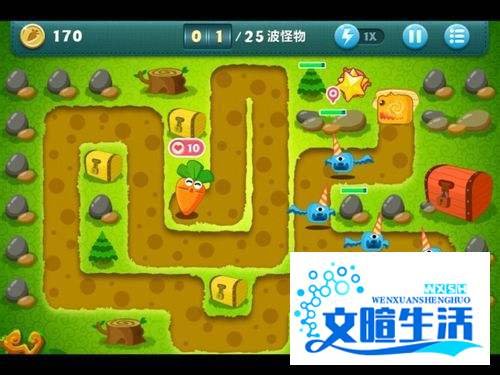 保卫萝卜extreme挑战地图7完美通关攻略