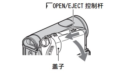 sony 磁带摄像机卡带怎么取磁带