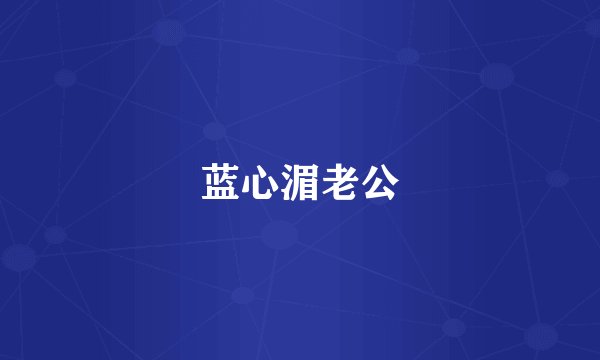 蓝心湄老公