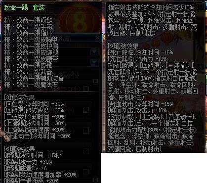 DNF漫游勇者套装属性