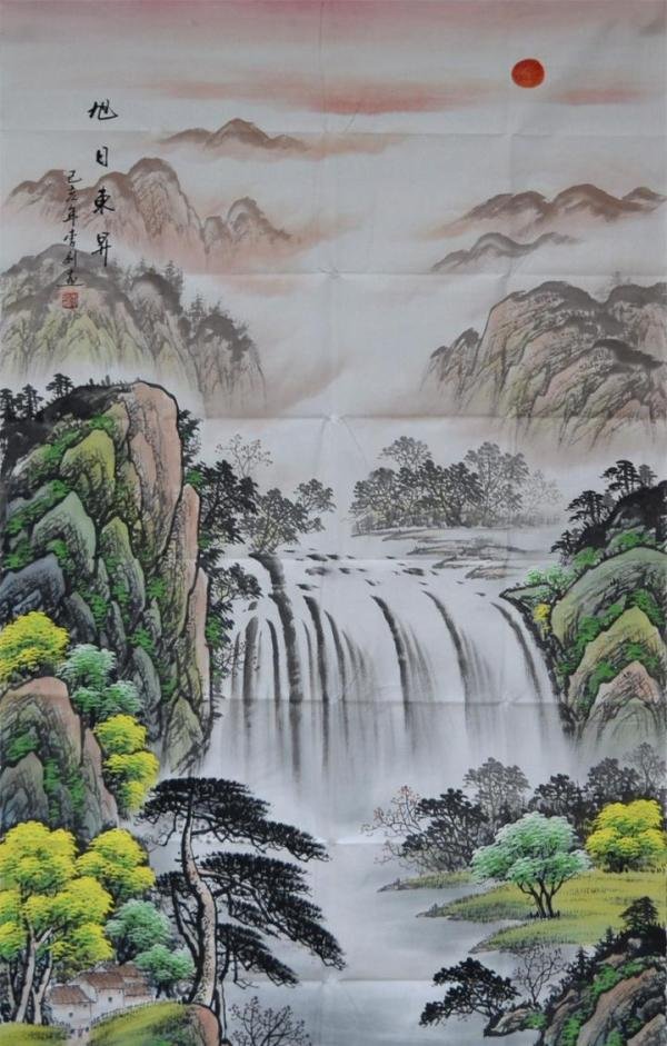 怎样分辨字画是纯手工画的还是印刷喷绘的
