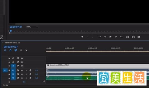 使用pr录制声音的方法