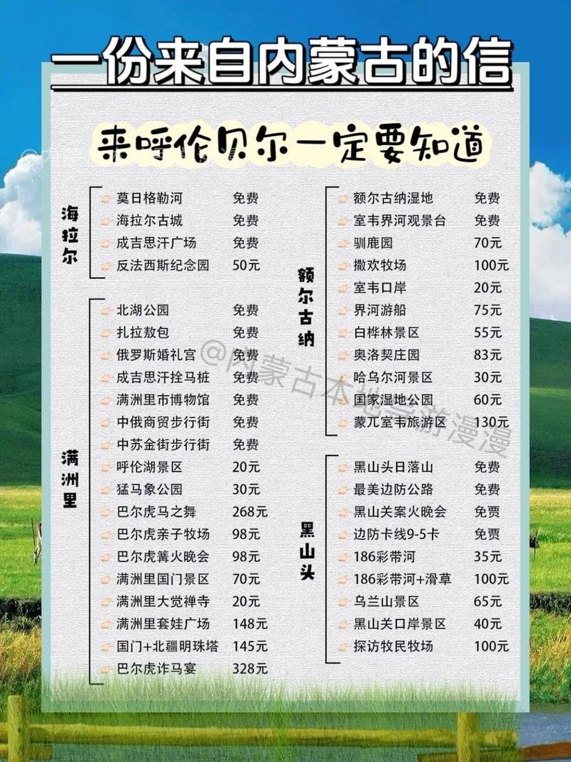 去内蒙古旅游带多少钱，去内蒙古旅游大概多少钱