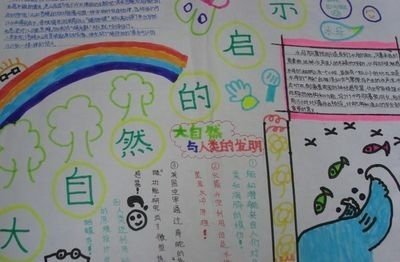 走进大自然手抄报内容100字