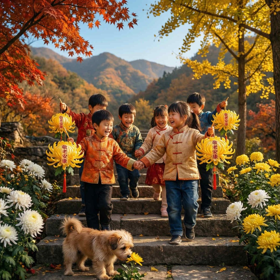 幼儿园九九重阳节祝福语大全