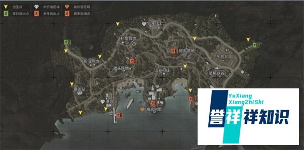 暗区突围物资分布图