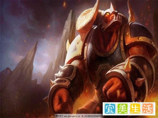 LOL英雄联盟牛头酋长怎么玩