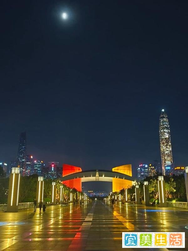 五五户外:莲花山夜徒 深圳户外徒步 与城市的一次温柔对话