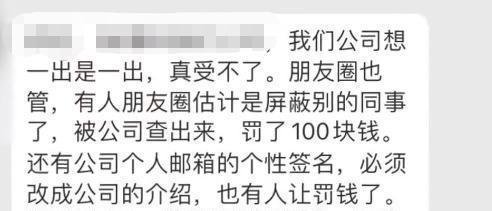 上海某码农只因微信朋友圈屏蔽了同事，被领导罚100元，网友懵了