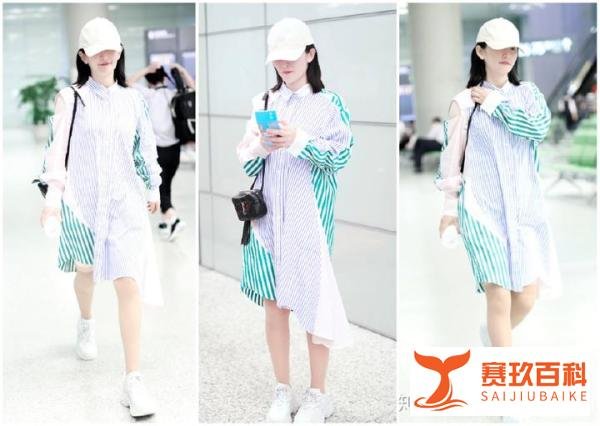 谢娜6000块的衬衫裙竟接连穿两次，每次都能穿出清新少女韵味