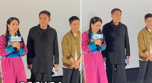 马苏活动现场动情落泪！说话哽咽眼眶发红，一旁陈宝国眼神引争议