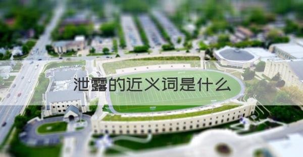 泄露的近义词是 泄露的近义词是什么