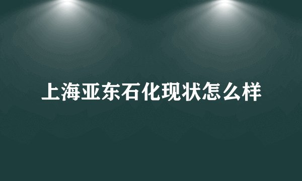 上海亚东石化现状怎么样
