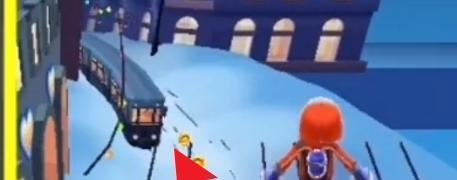 地铁跑酷怎么切换雪地地图？