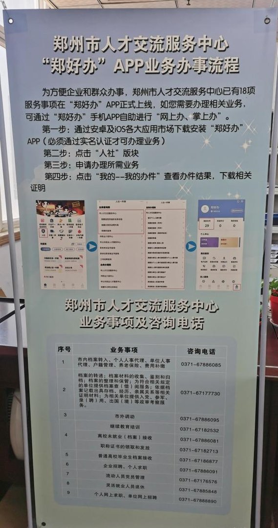 郑州市人才交流中心存放档案随手拍