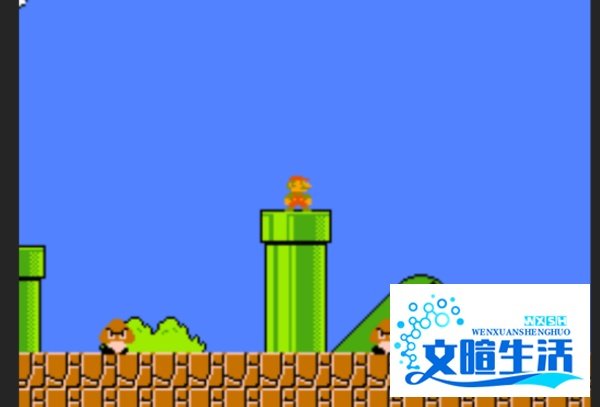 超级玛丽第一关怎么进入水管吃金币？