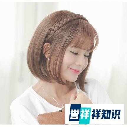 长发女生如何戴假发