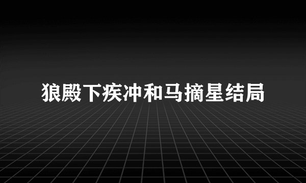 狼殿下疾冲和马摘星结局