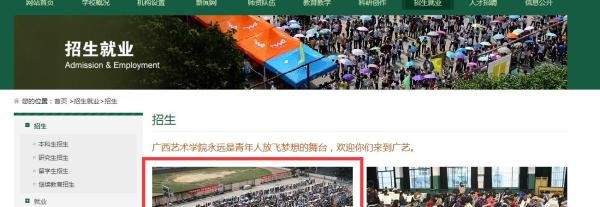 广西艺术学院怎么查录取情况