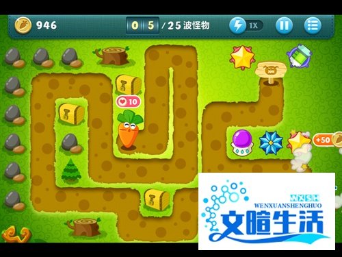 保卫萝卜extreme挑战地图7完美通关攻略