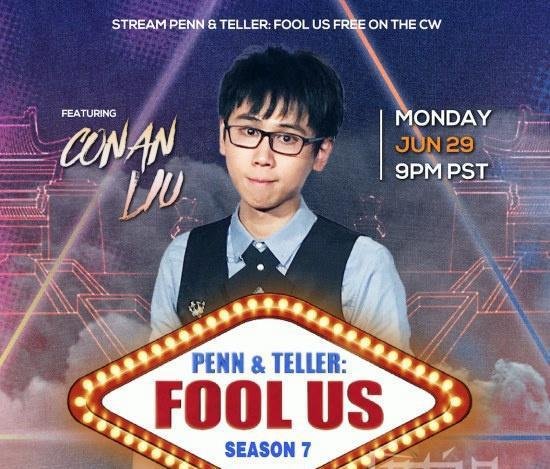 刘果楠亮相欧美魔术电视综艺“Fool Us” 将上演中国幻术