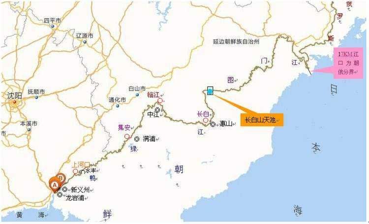 鸭绿江源头和尽头在哪