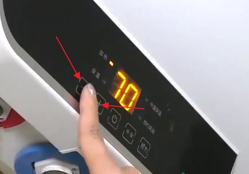 新基德电热水器加热怎么设置?