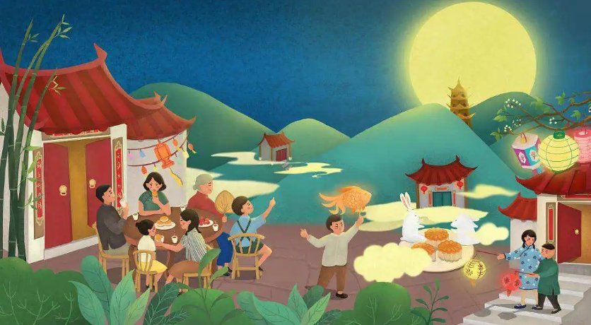中秋佳句8字祝福语大全