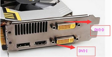 显卡是dvi接口，显示器是vga接口，怎么办？