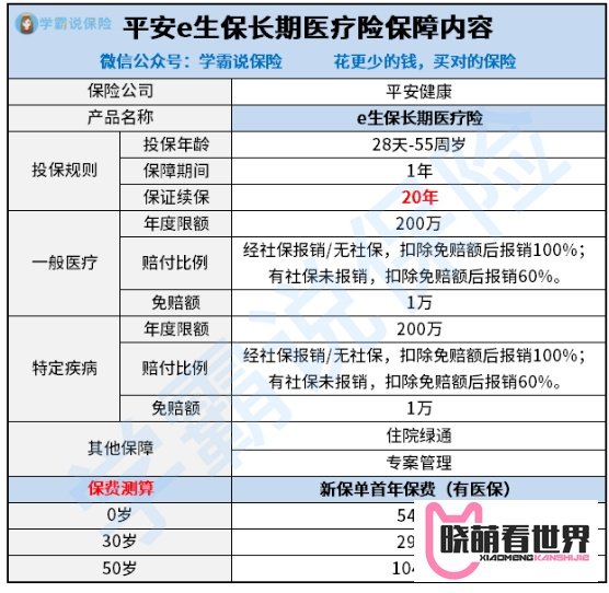 平安保险险种介绍