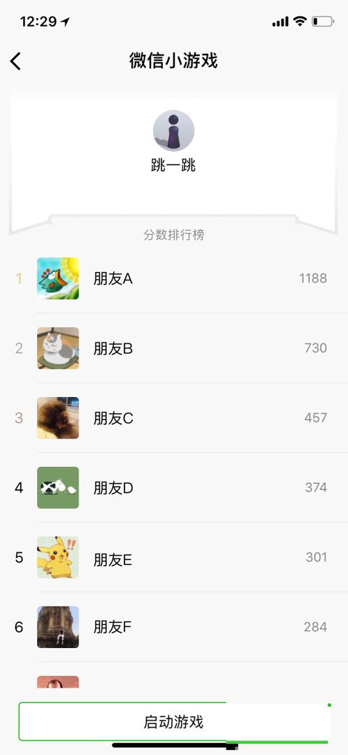 qq小游戏排行榜