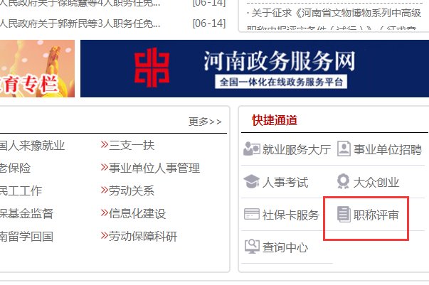 河南省职称评定网上如何查询？