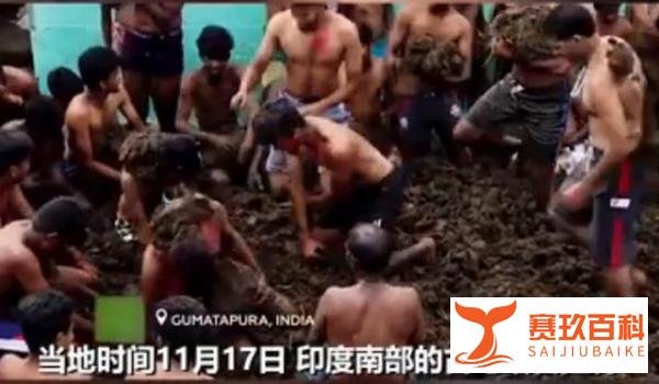 隔着屏幕都能闻见！印度上千村民互扔牛粪送祝福，现场粪便满天飞