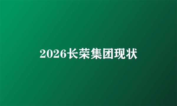 2026长荣集团现状