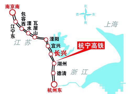 长兴高铁直达哪些城市
