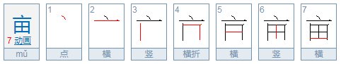 亩的部首是什么偏旁