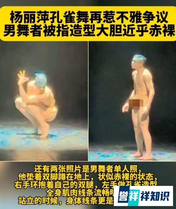 杨丽萍孔雀舞被批低俗,男演员着装大胆,本人回应:符合剧情