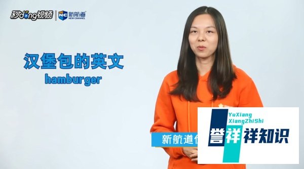 汉堡包英文单词什么意思