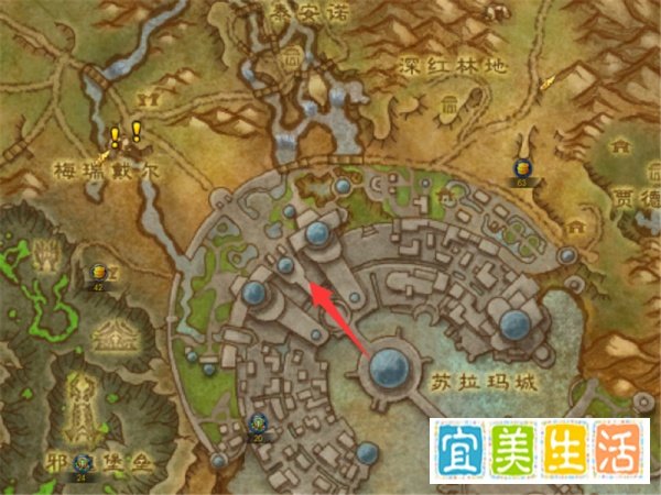 魔兽世界8.1暗夜要塞在哪里 暗夜要塞怎么去