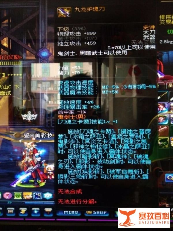 dnf九龙护魂刀