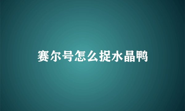 赛尔号怎么捉水晶鸭