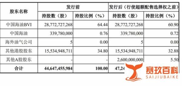 中国海油上交所上市：市值65?15亿 年利润703亿