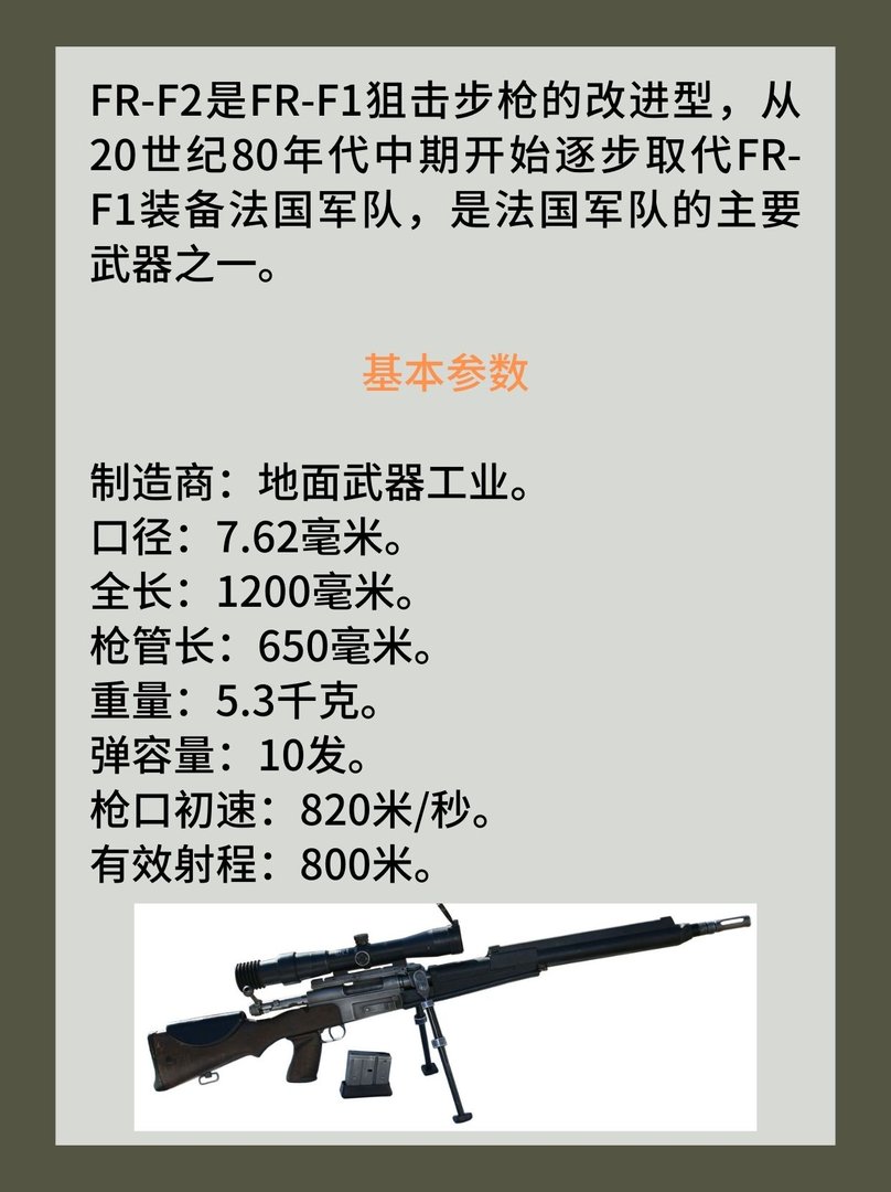 法国FR-F2狙击步枪