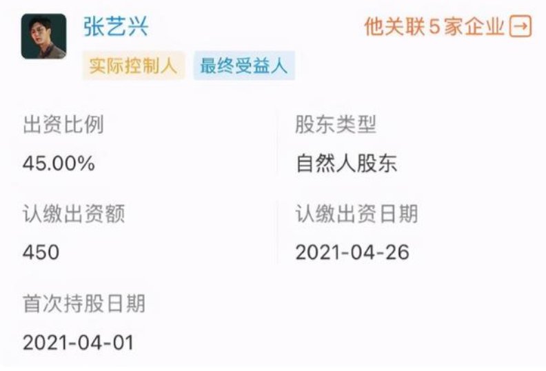 张艺兴与黄磊黄渤合开公司,他们的公司是在经营什么?