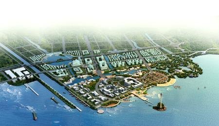 赣榆滨海新城的琴岛天籁