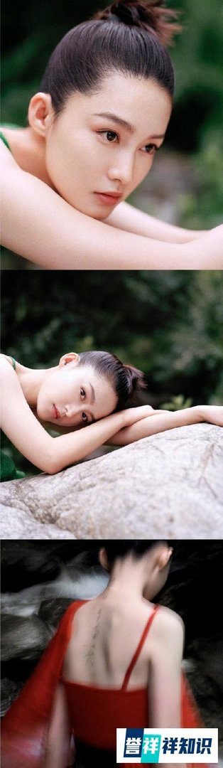 李沁记录生日写真，尝试露背诗画，造型又美又仙，真的很迷人