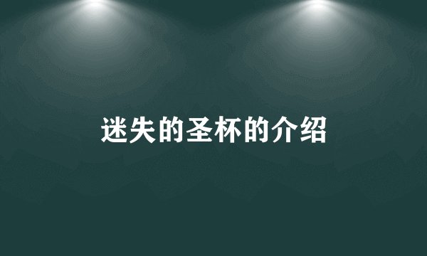 迷失的圣杯的介绍