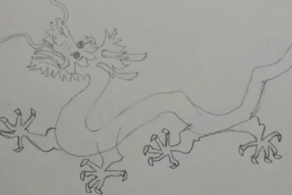 简单的龙怎么画?