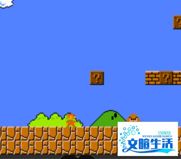 超级玛丽第一关怎么进入水管吃金币？