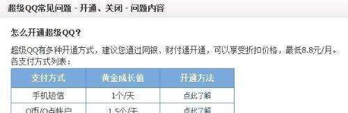 如何开通超级qq